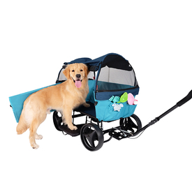 Ibiyaya Noah All-Around Beach Wagon for Pets - Pacific Blue image 3