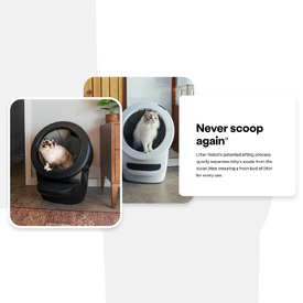 Litter Robot 4 Automatic Cat Litter System in Black or White image 3