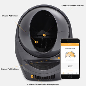 Litter Robot III Connect WIFI- Enabled Automatic Self Cleaning Cat Litter System image 3