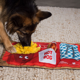 Nina Ottosson Interactive Snuffle Activity Puzzle Mat for Dogs - Fast Food image 3