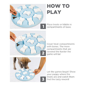 Nina Ottosson Smart Interactive Puzzle Dog Toy for Puppies - Level 1 image 3