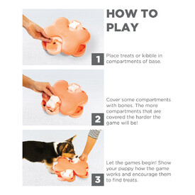 Nina Ottosson Tornado Interactive Puzzle Dog Toy for Puppies - Level 2 image 3