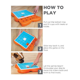 Nina Ottosson Challenge Slider Treat Dispensing Interactive Dog Game Level 2 image 3