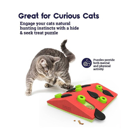 Nina Ottosson Puzzle & Play Melon Madness Treat Dispensing Cat Toy image 3