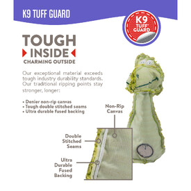 Outward Hound Cube-Eez 2-in-1 Squeaker Dog Toy - Gator image 3