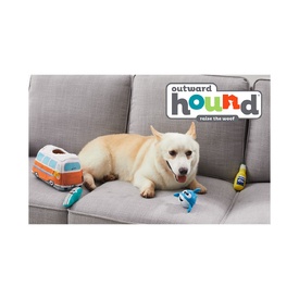 Outward Hound Hide A Surf Van Plush Dog Puzzle with 3 Squeaker Toys image 3