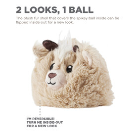 Outward Hound Reversi-Balls 2-in1- Plush & Ball Dog Toy - Antelope image 3