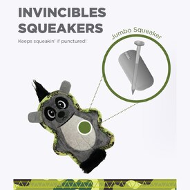 Outward Hound Xtreme Seamz Squeaker Dog Toy - Lemur image 3