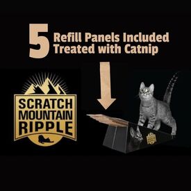 Omega Paw Scratch Mountain Ripple Board Cardboard Cat Scratcher image 3