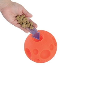 Omega Paw Tricky Treat Ball Treat & Food Dispensing Dog Toy - Small image 3