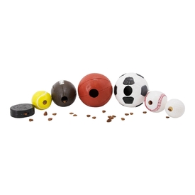 Planet Dog Durable Treat Dispensing & Fetch Dog Toy - Soccer Ball  image 3