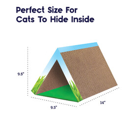 Petstages Fold Away Cardboard Cat Scratcher & Tunnel image 3