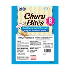 Inaba Dog Churu Bites Treats Chicken Wraps with Creamy Cheese Filling 48 x 12g Tubes image 3