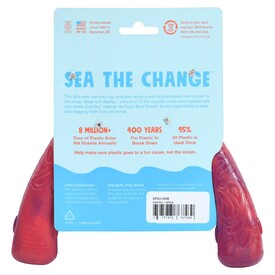 West Paw Seaflex Recycled Plastic Tug Dog Toy - Snorkl image 3