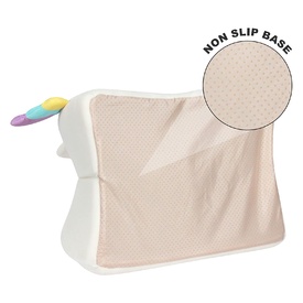 All Fur You Soft and Comfortable Unicorn Cat Cave Bed in Pink image 3
