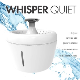 All Fur You Whisper Water Fountain | Silent & Clean Hydration image 3