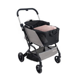 Ibiyaya InstaCollapse 2-in-1 Dog Stroller & Car Seat Carrier | Fold, Go, & Travel with Ease image 3
