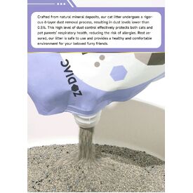 ZODIAC Natural Way Original Superfine Bentonite Cat Litter 4.5Kg image 3