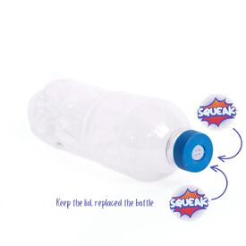Zippy Paws Happy Hour Crusherz with Replaceable Squeaker Bottle Dog Toy - Vodka image 3