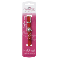 High Street Elastic Cat Collar with Double Bells - All Colours Available! image 3