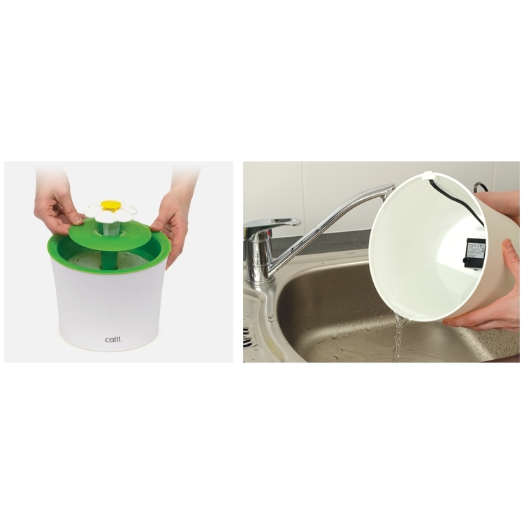 Catit 2.0 Flower Water Fountain for Cats & Dogs - 3 litres image 4