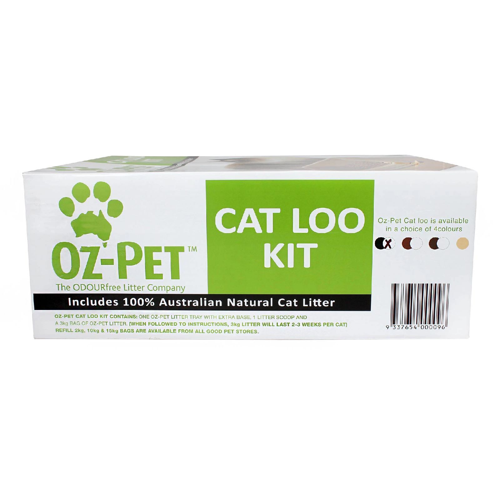 Oz Pet Cat Litter System - Sifter Set with Bonus Litter & Scoop - Charcoal image 4