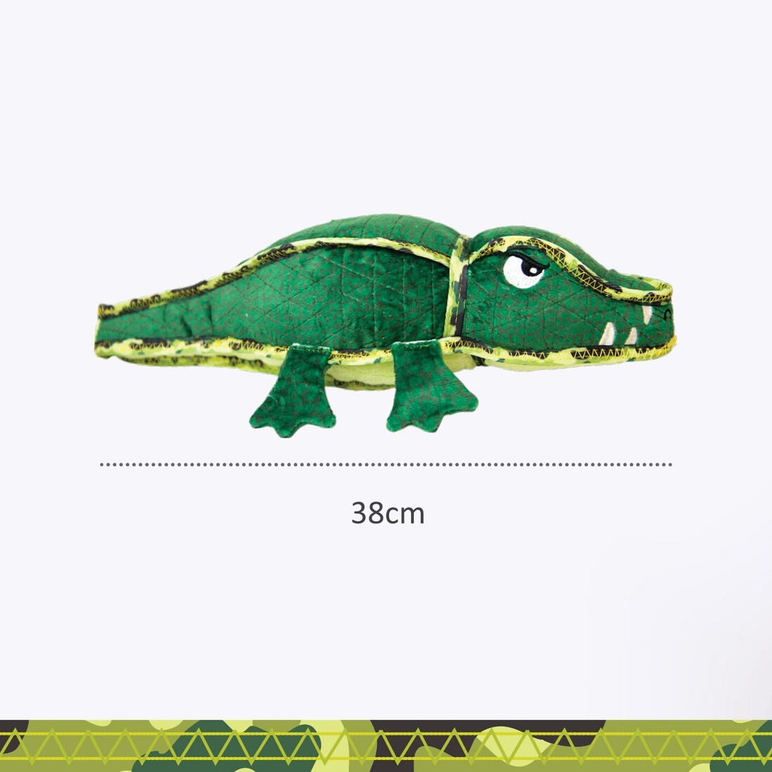 Outward Hound Xtreme Seamz Squeaker Dog Toy - Alligator image 4
