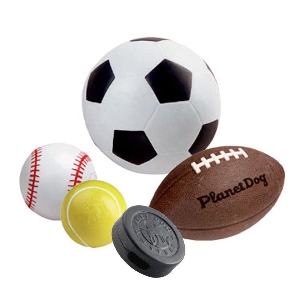Planet Dog Durable Treat Dispensing & Fetch Dog Toy - Soccer Ball  image 4