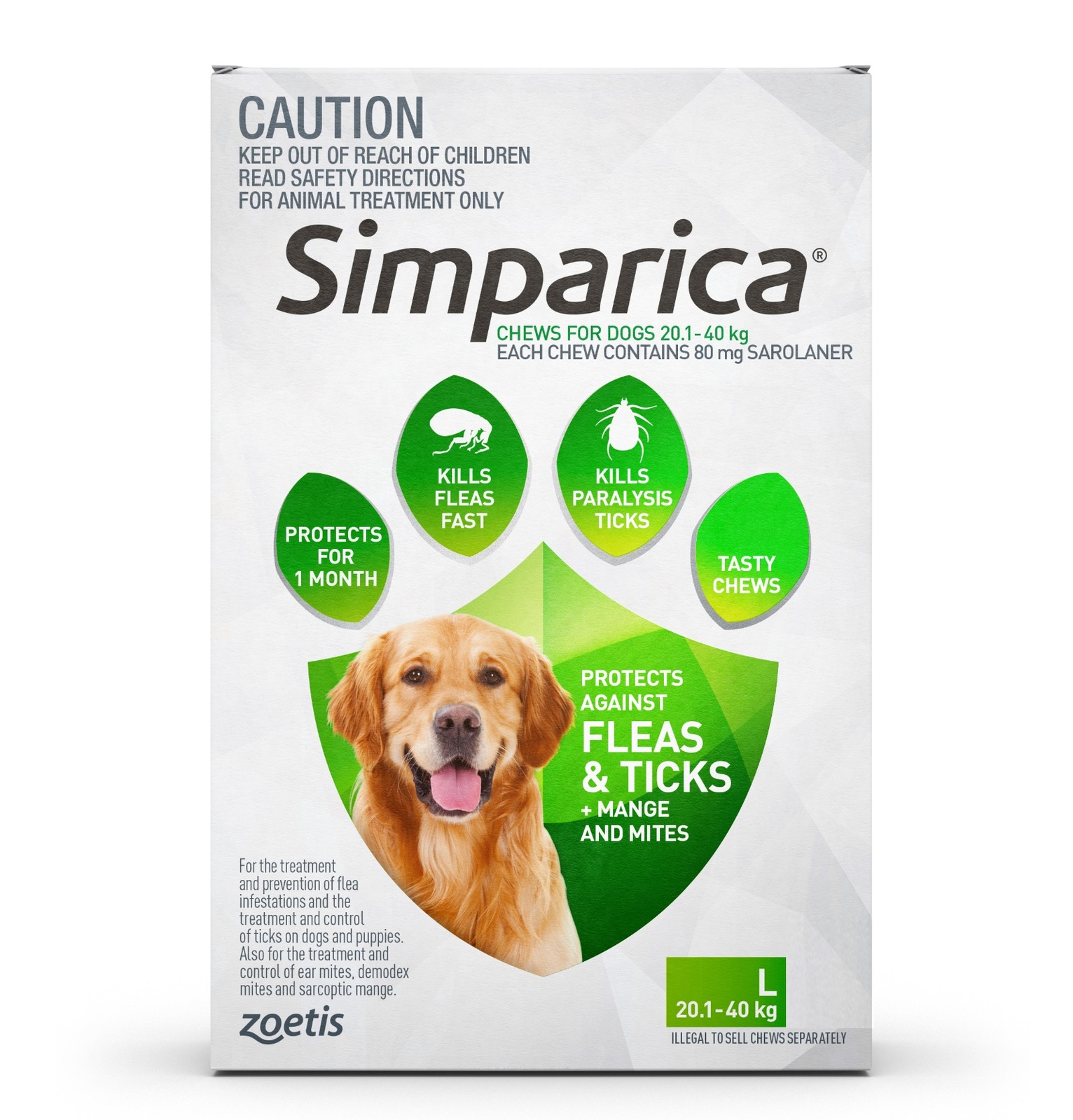 Simparica Monthly Flea & Tick Tablets for Dogs 3-Pack - Choose your size image 4