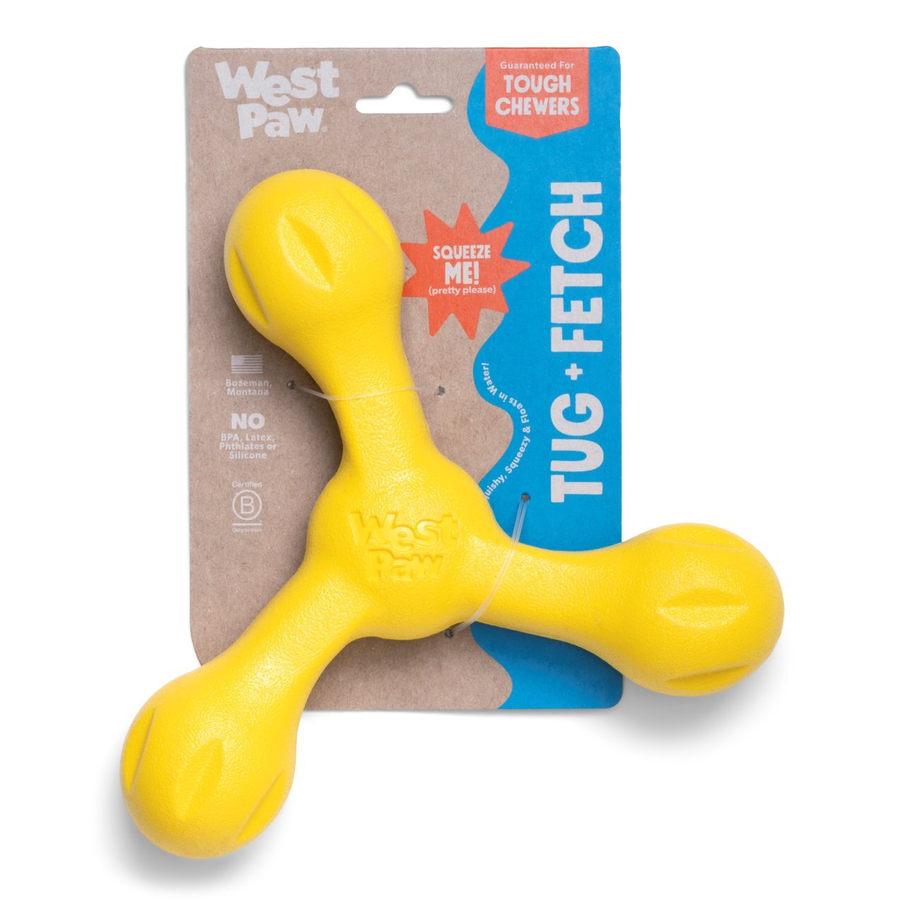 West Paw Skamp Flyer Inspired Dog Toy