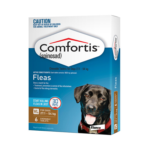 Comfortis Flea Treatment Chewable Tablet for Dogs - 6-Pack - All Sizes image 4