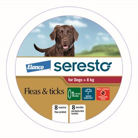 Seresto Flea & Tick Collar for Dogs Over 8kg - Up to 8 Month Protection image 4