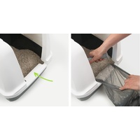 Catit "Clean" Covered & Lockable Cat Litter Tray Pan with Removable Cover image 4