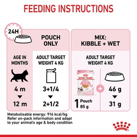 Royal Canin Instinctive Moist Kitten Food in Jelly x 12 Pouches image 4
