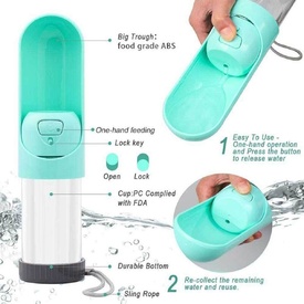 All Fur You Dog Portable Water Bottle | Leak-Proof & Travel-Friendly image 4