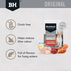 Black Hawk Original Dry Cat Food Chicken Kangaroo image 4