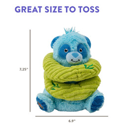 Charming Pet Ringamals Plush Puzzle Dog Toy - Panda image 4
