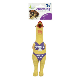 Charming Pet Squawkers Extreme Squeaker Latex Dog Toy - Henrietta - Large image 4