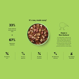 Animals Like Us Dog Food RawMix33 Grass-Fed Lamb 33% Freeze Dried Raw - 2kg image 4