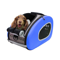 Ibiyaya Convertable Pet Carrier with Wheels - Royal Blue image 4