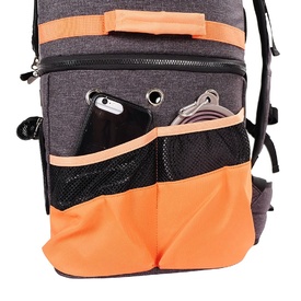 Ibiyaya Double-Decker Two-tier Pet Backpack for Cats & Small Dogs image 4
