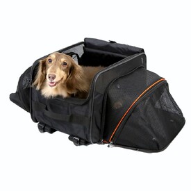 Ibiyaya JetPaw: Expandable Pet Carrier & Backpack - Obsidian/Orange  image 4