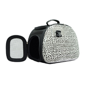IBIYAYA Classic Foldable Pet Carrier with Multiple Access Points - Safari Leopard image 4