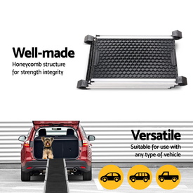 Deluxe Aluminium Retractable Lightweight Pet Ramp for pets up to 120kg - Extends to 160cm image 4
