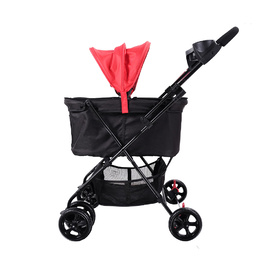 Ibiyaya Easy Strolling Pet Buggy for Cats & Dogs up to 20kg - Rouge Red image 4