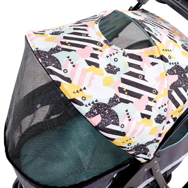 Ibiyaya Cloud 9 Pet Stroller for Cats & Dogs up to 20kg - Mint Green image 4