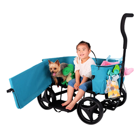 Ibiyaya Noah All-Around Beach Wagon for Pets - Pacific Blue image 4