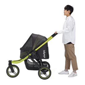 Ibiyaya The Beast Pet Jogger Stroller for dogs up to 25kg - Jet Black image 4