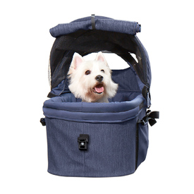 Ibiyaya CLEO Multifunction Pet Stroller & Car Seat Travel System - Blue Jeans image 4