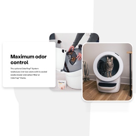Litter Robot 4 Automatic Cat Litter System in Black or White image 4
